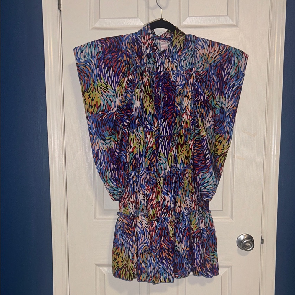 Vibrant Multicolor Women's Mini Dress